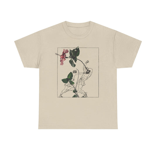 Graphic Tee — Botanical Archer Illustration with “Right For Life” Text