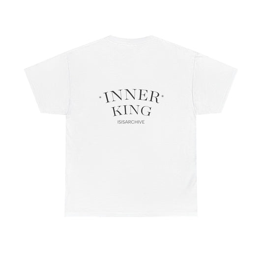 Egyptian God Line Art T‑Shirt — “Inner King” Graphic Tee