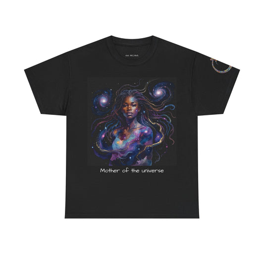 Galaxy Goddess T‑Shirt — Cosmic Woman Art Tee