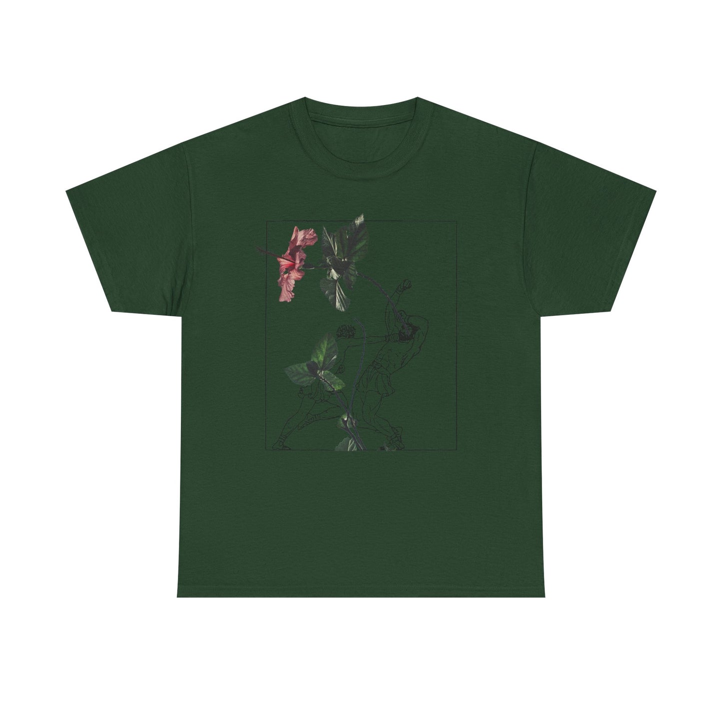 Graphic Tee — Botanical Archer Illustration with “Right For Life” Text