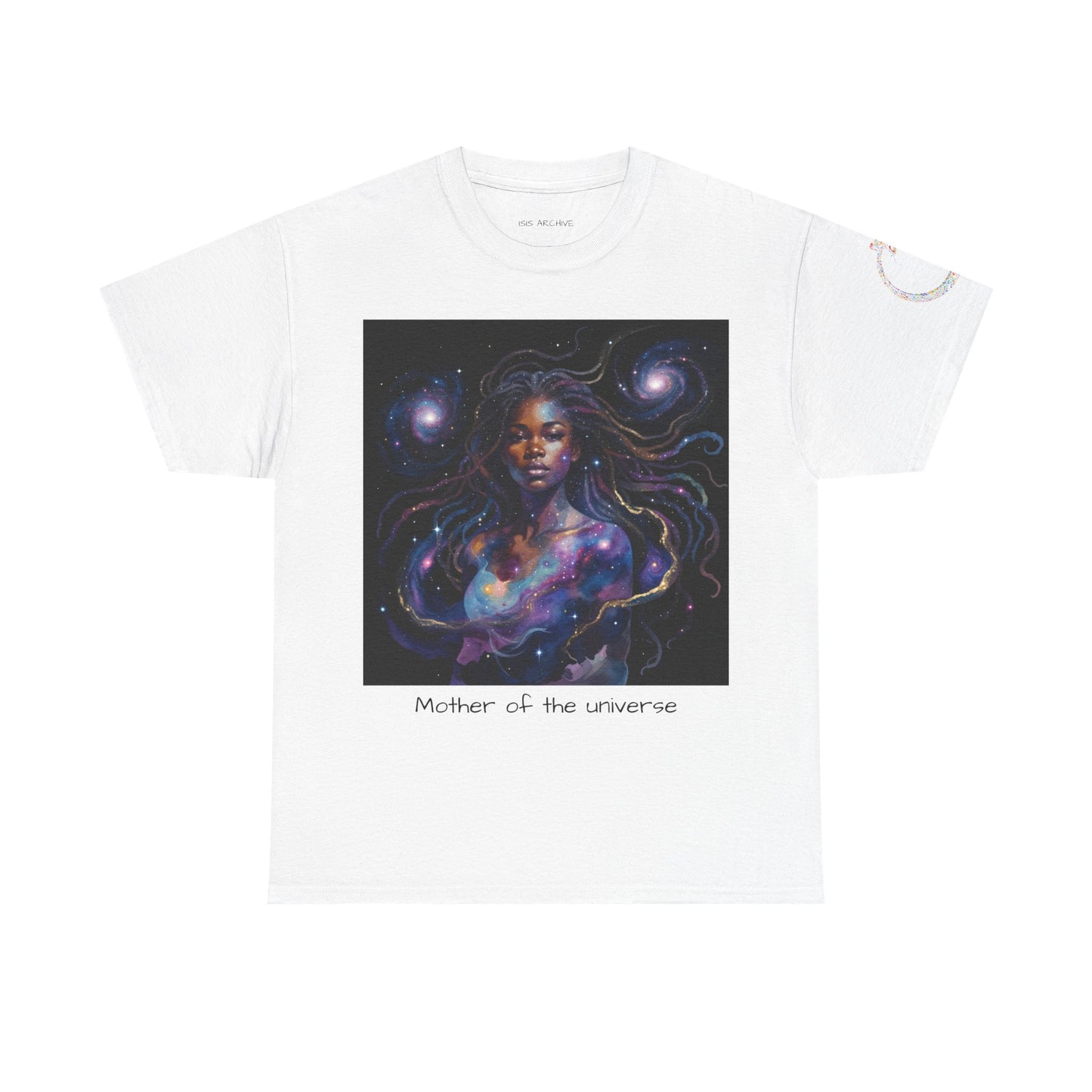 Galaxy Goddess T‑Shirt — Cosmic Woman Art Tee