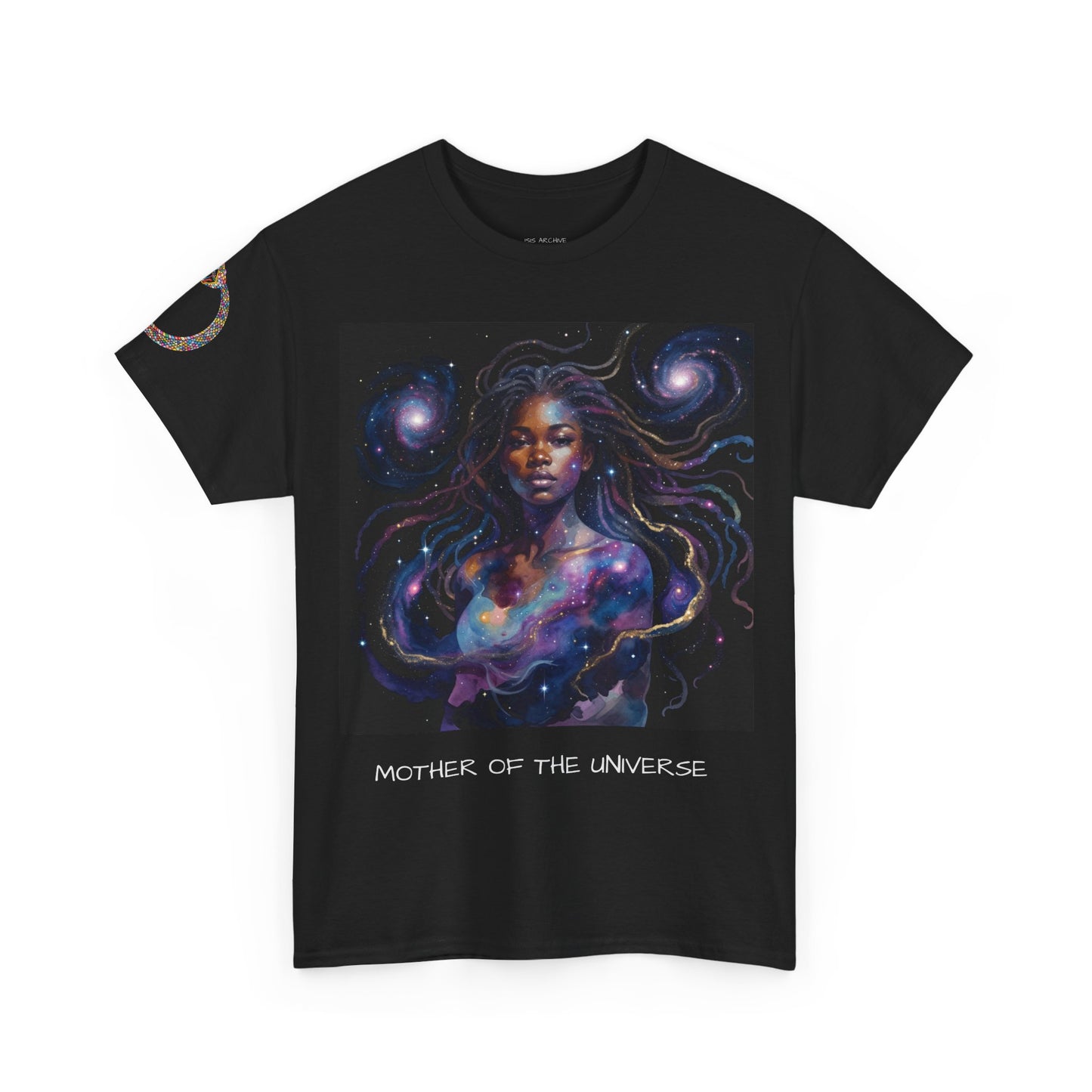 Galaxy Goddess T-Shirt — Cosmic Black Woman Art Tee