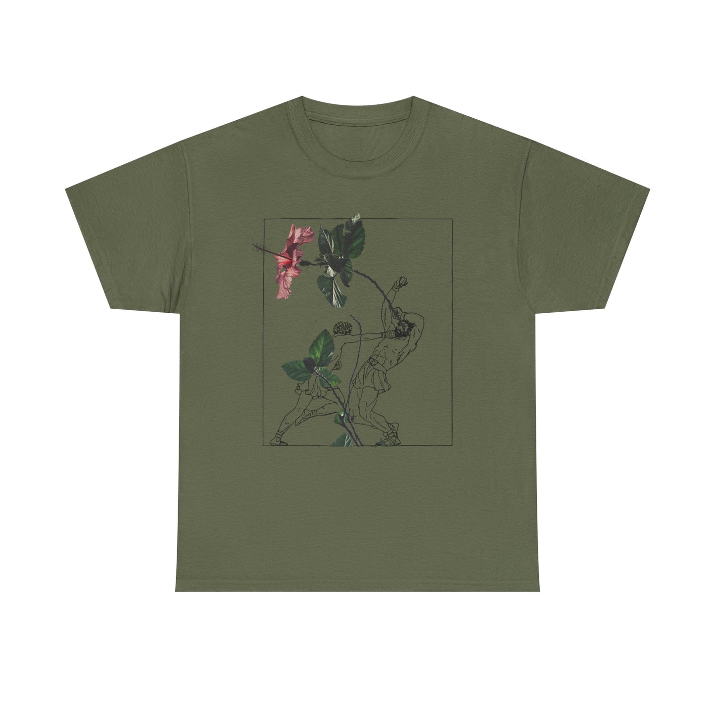 Graphic Tee — Botanical Archer Illustration with “Right For Life” Text