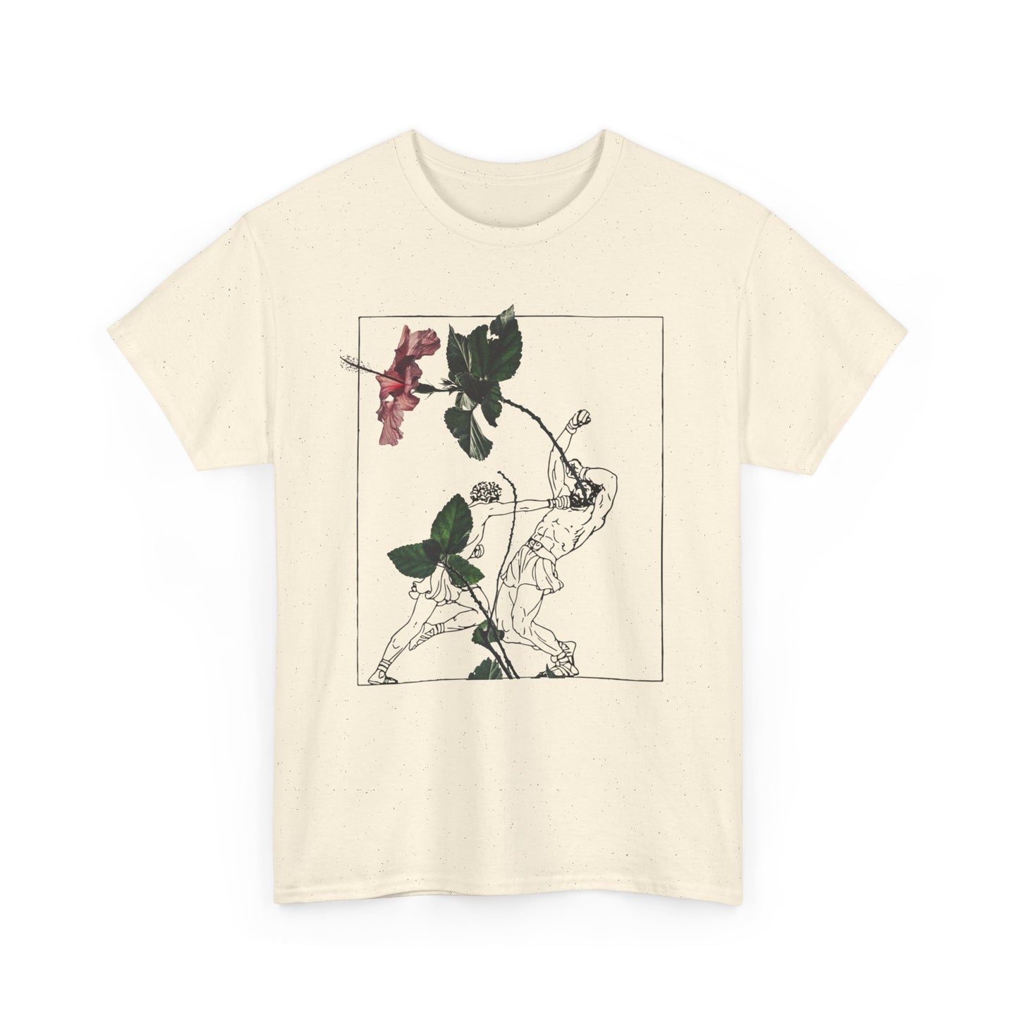 Graphic Tee — Botanical Archer Illustration with “Right For Life” Text