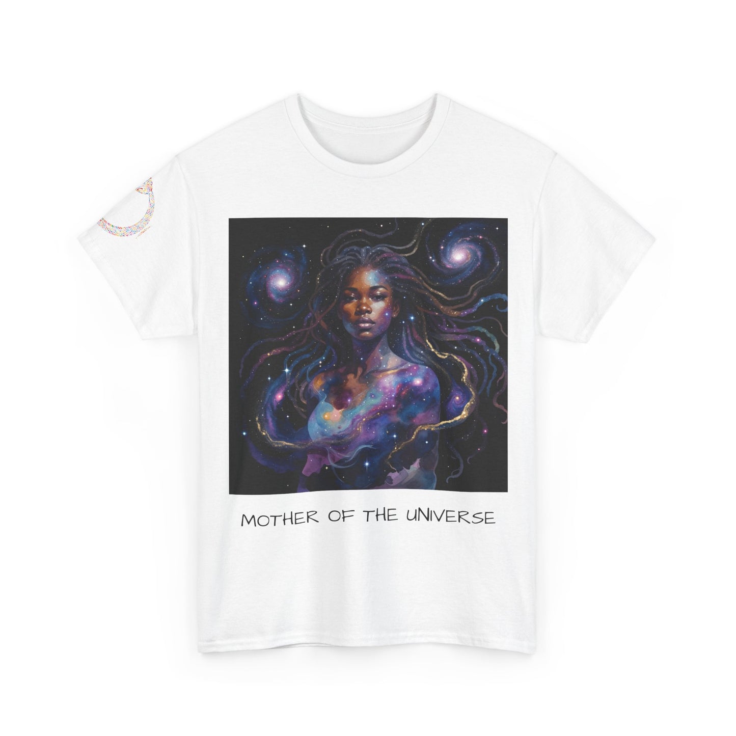 Galaxy Goddess T-Shirt — Cosmic Black Woman Art Tee