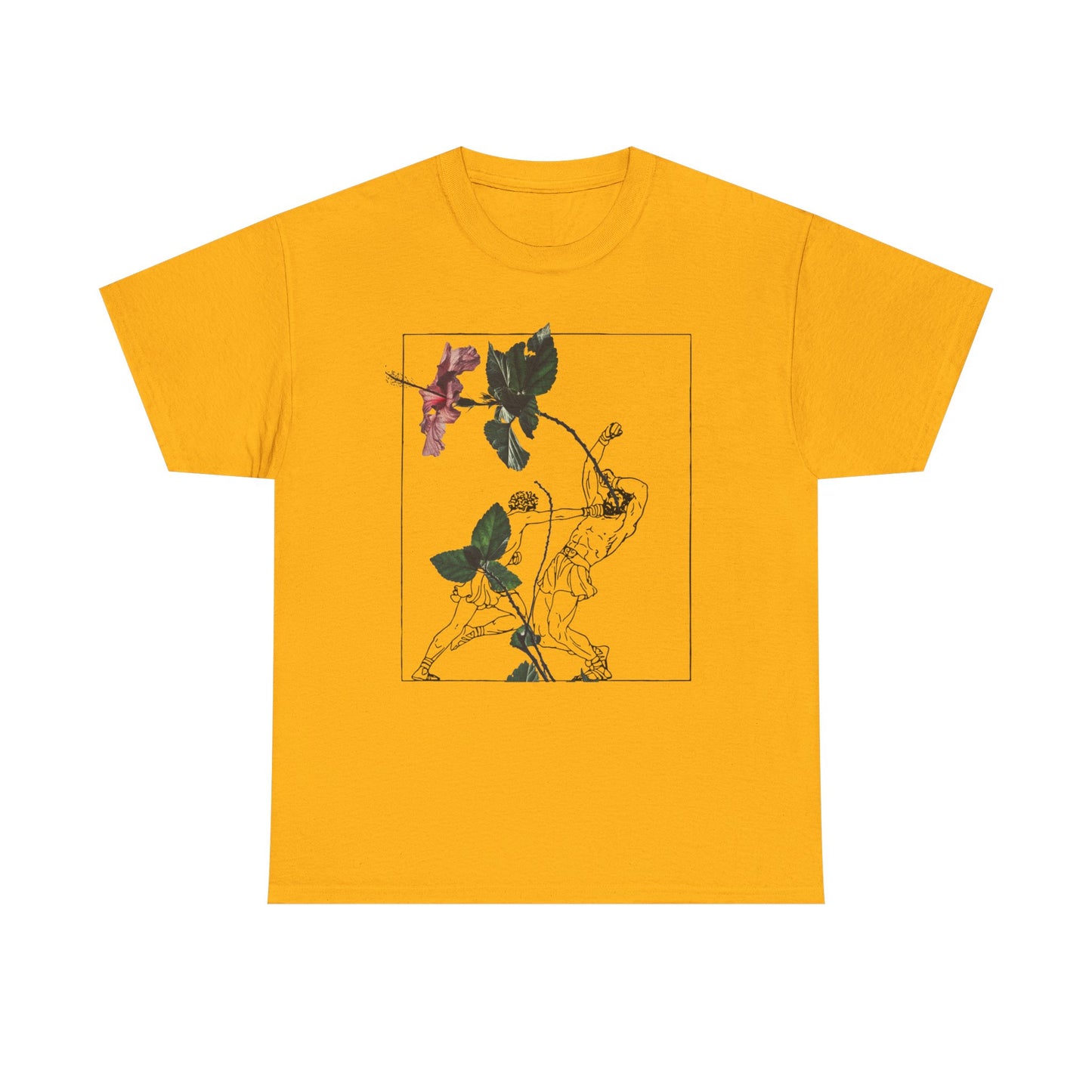 Graphic Tee — Botanical Archer Illustration with “Right For Life” Text