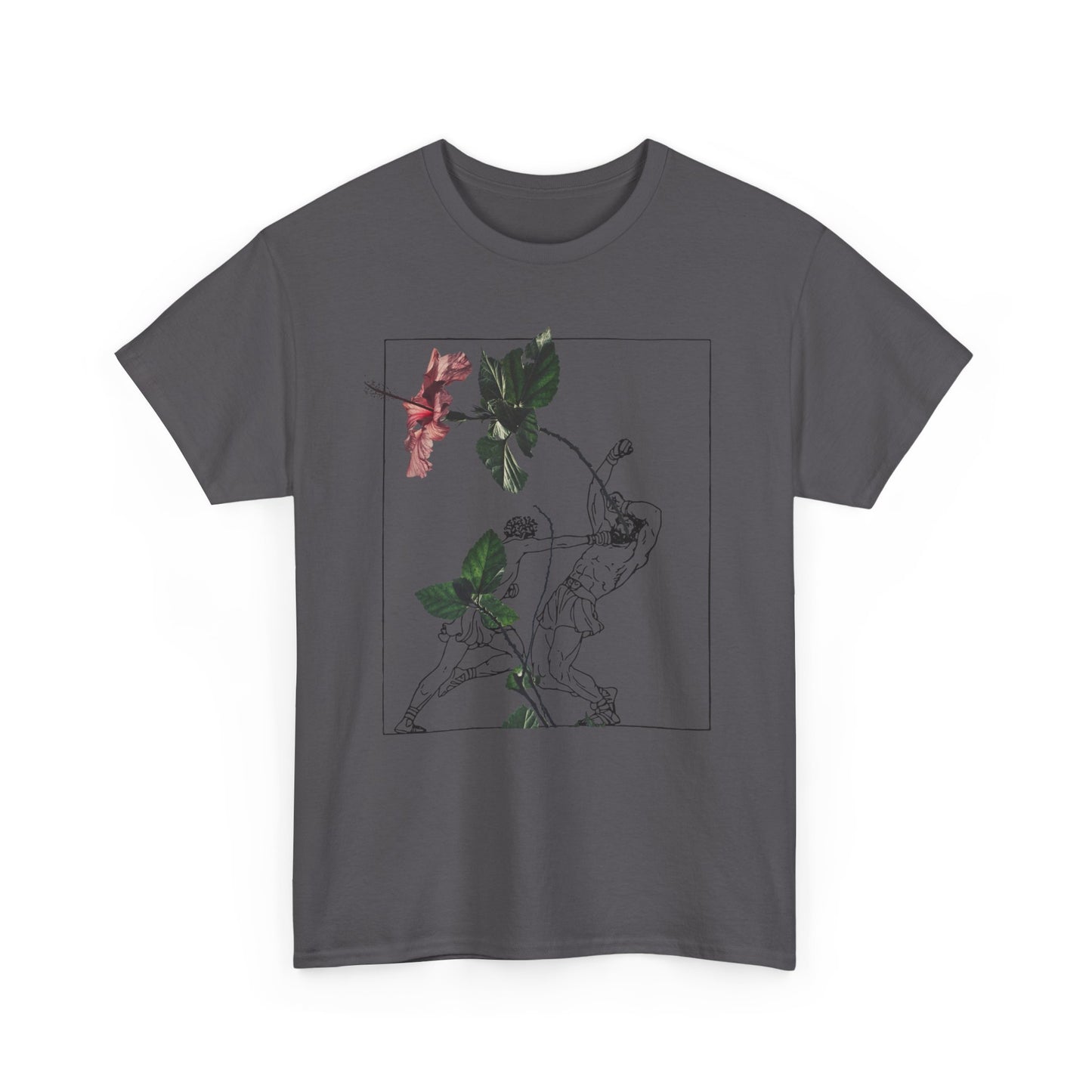 Graphic Tee — Botanical Archer Illustration with “Right For Life” Text