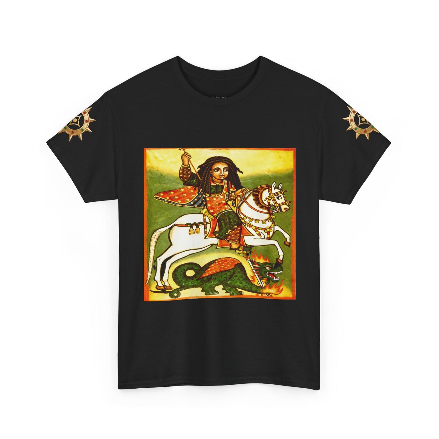 Saint George Illustration Tee - Vintage Art T-Shirt