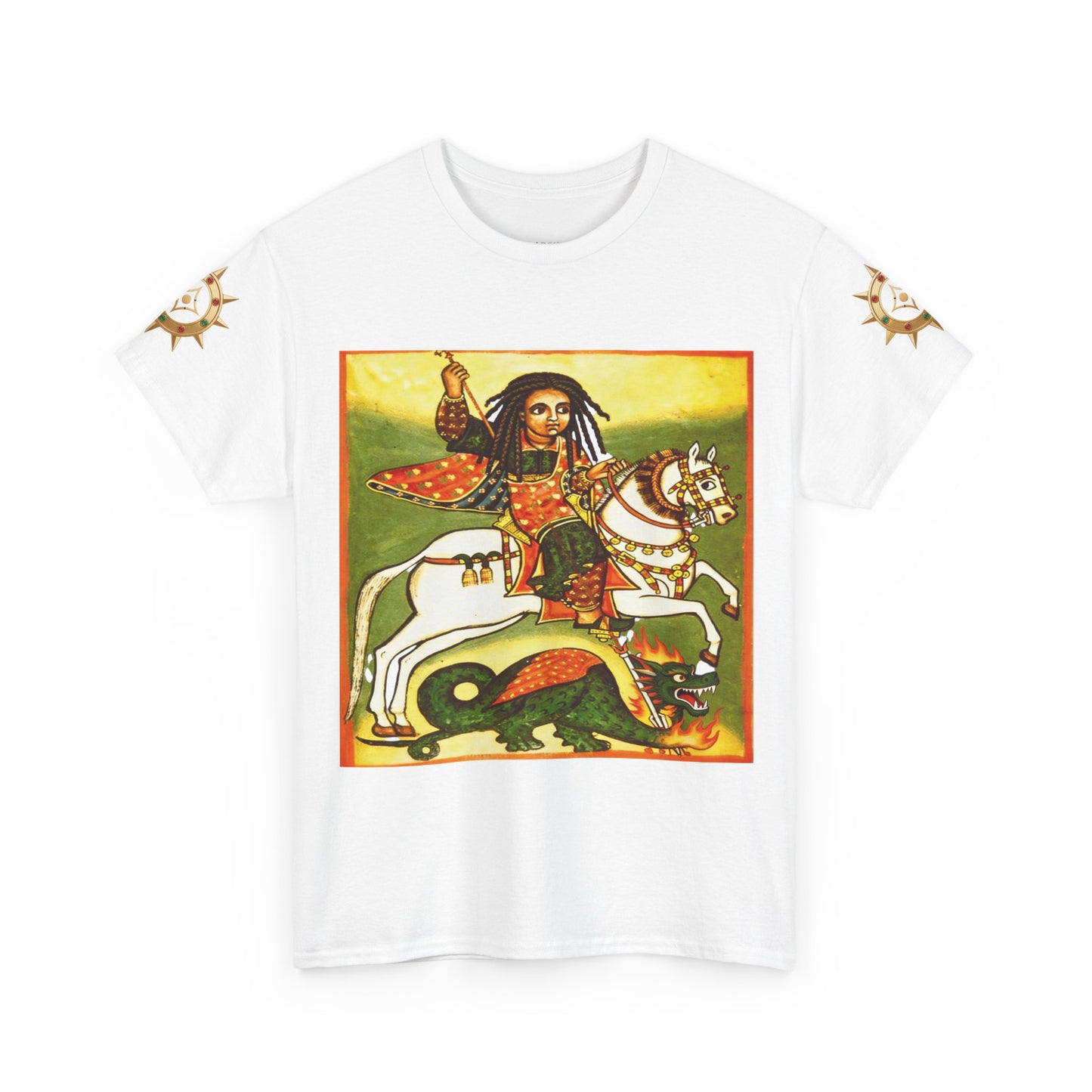 Saint George Illustration Tee - Vintage Art T-Shirt