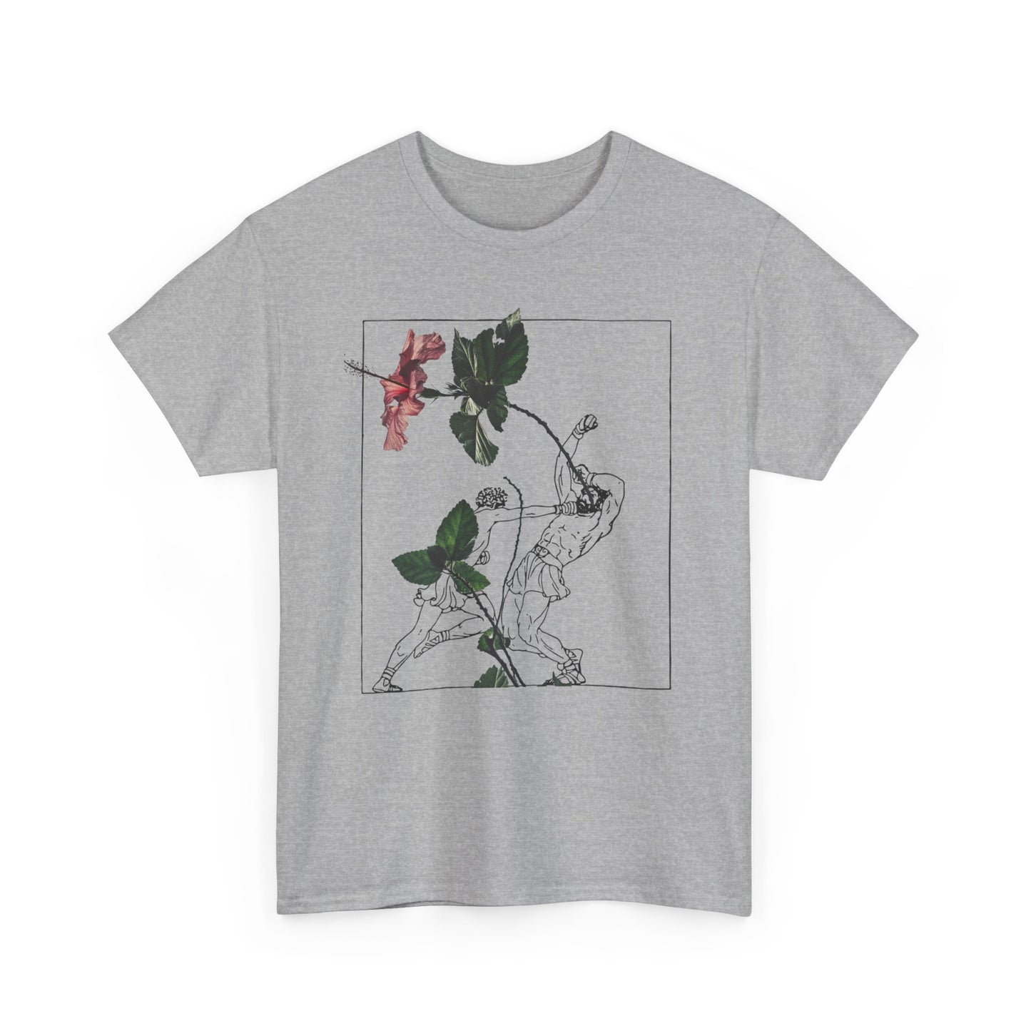 Graphic Tee — Botanical Archer Illustration with “Right For Life” Text