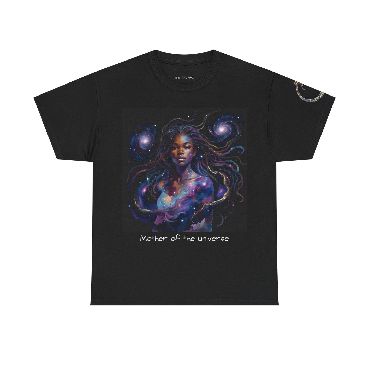 Galaxy Goddess T‑Shirt — Cosmic Woman Art Tee