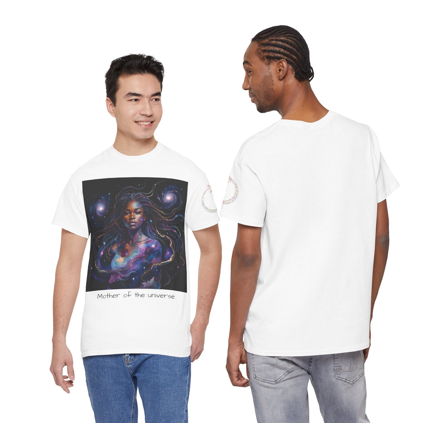 Galaxy Goddess T‑Shirt — Cosmic Woman Art Tee