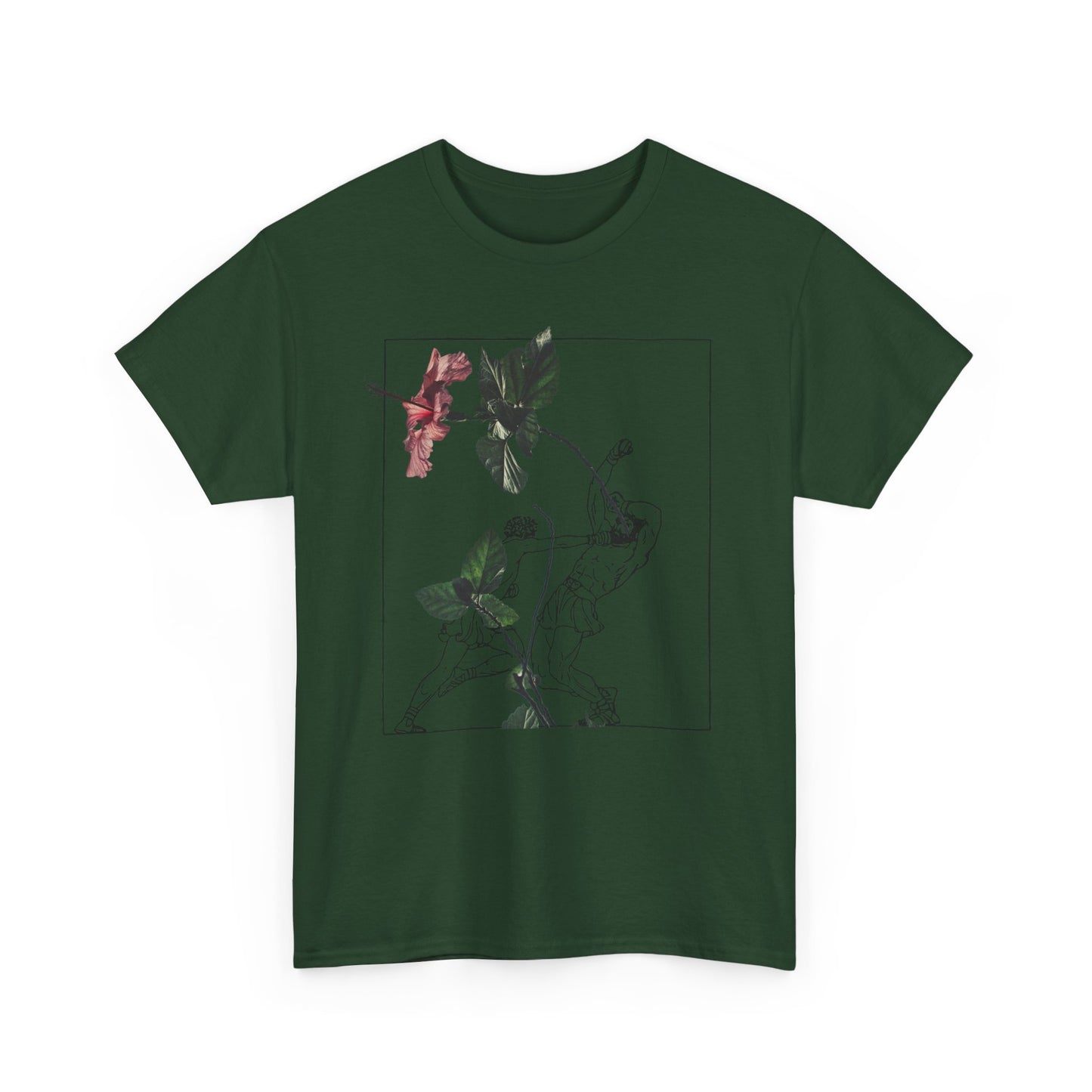 Graphic Tee — Botanical Archer Illustration with “Right For Life” Text