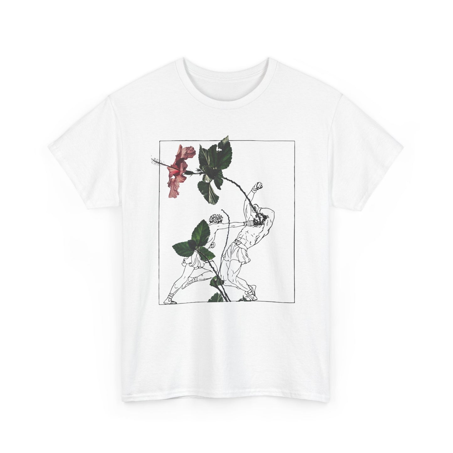 Graphic Tee — Botanical Archer Illustration with “Right For Life” Text
