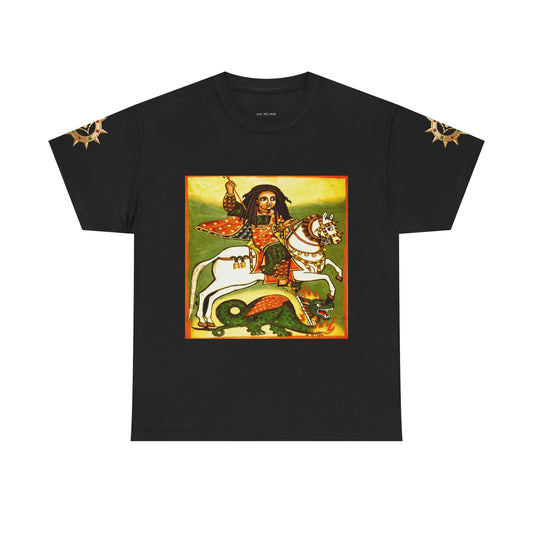 Saint George Illustration Tee - Vintage Art T-Shirt