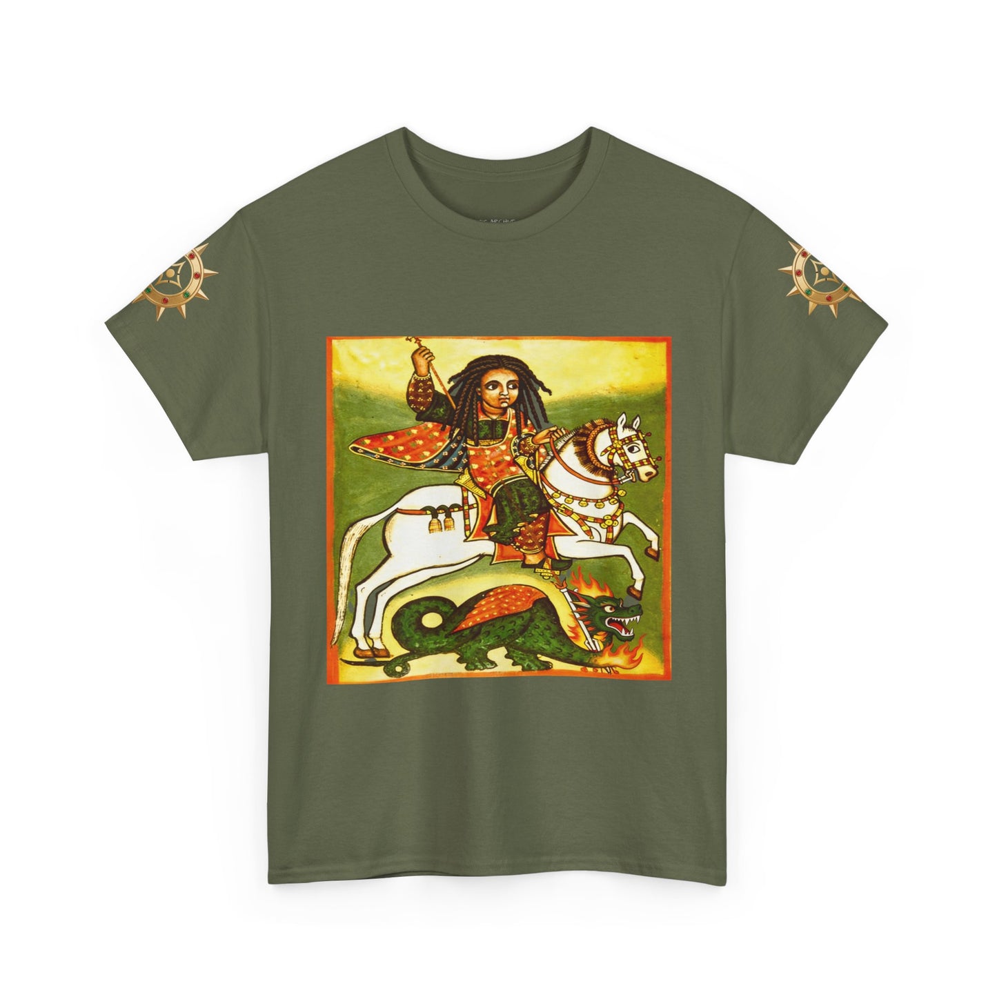 Saint George Illustration Tee - Vintage Art T-Shirt