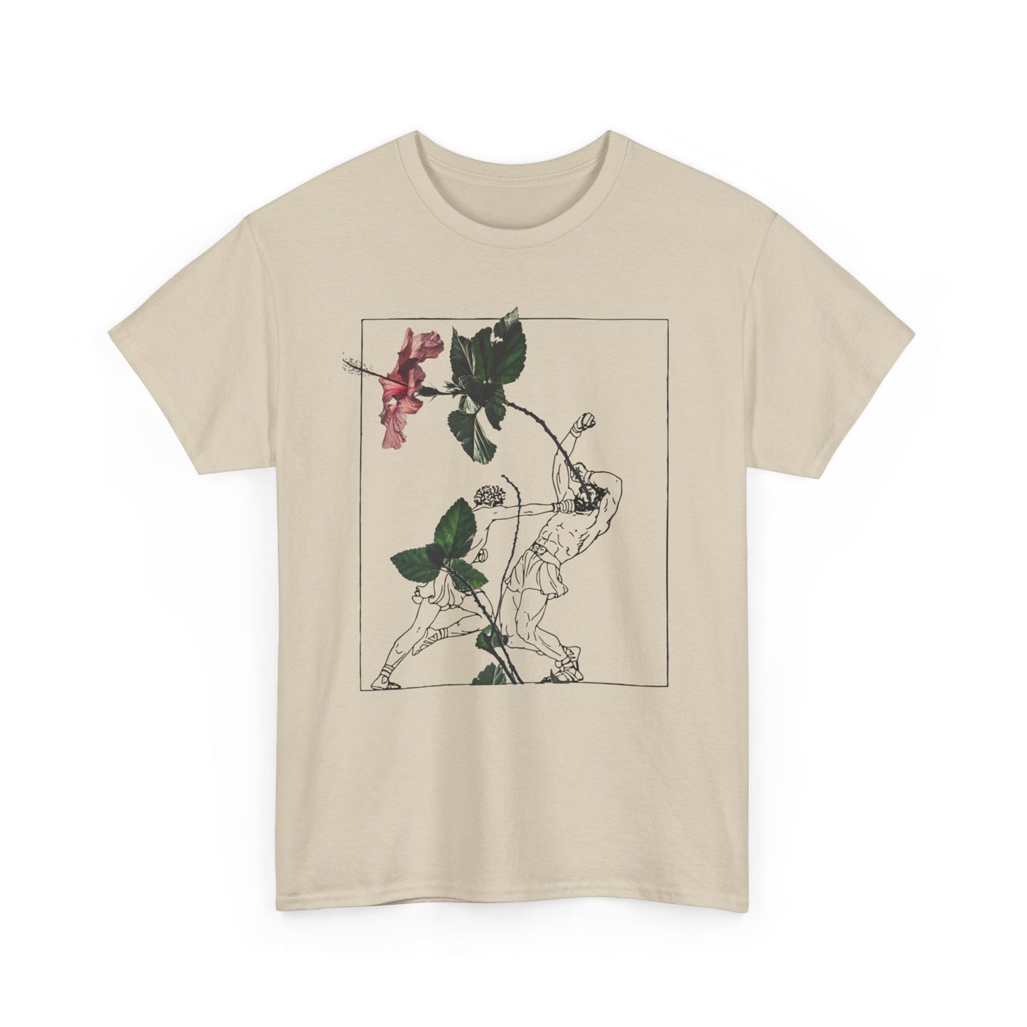 Graphic Tee — Botanical Archer Illustration with “Right For Life” Text