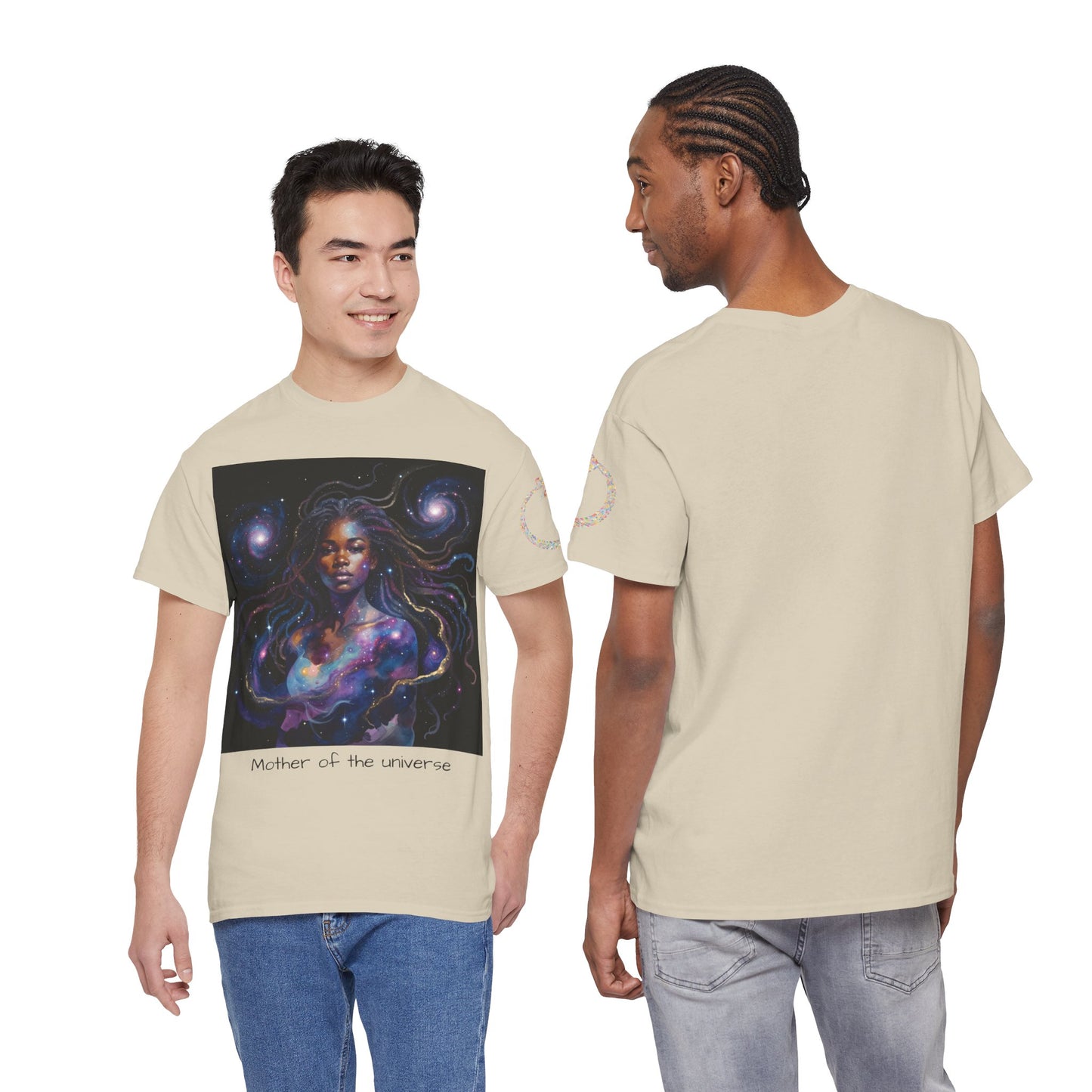 Galaxy Goddess T‑Shirt — Cosmic Woman Art Tee