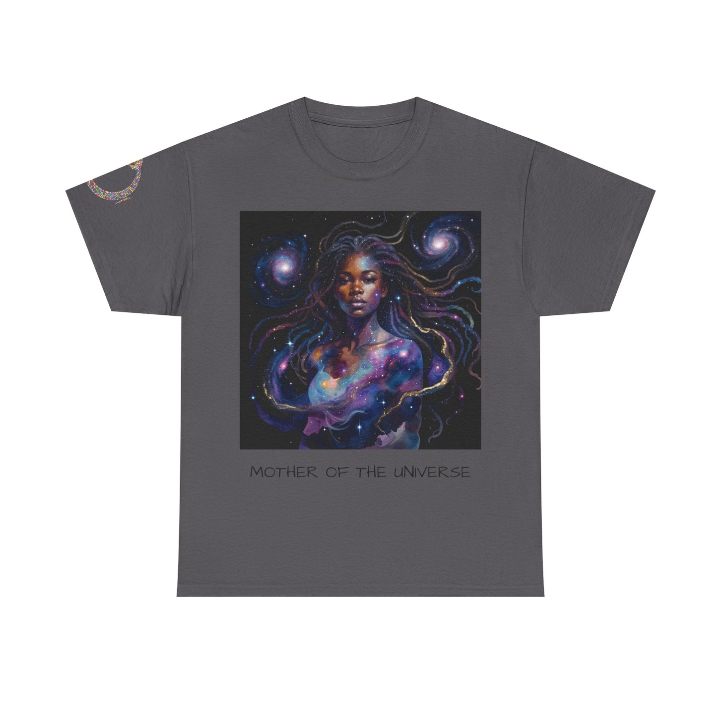 Galaxy Goddess T-Shirt — Cosmic Black Woman Art Tee