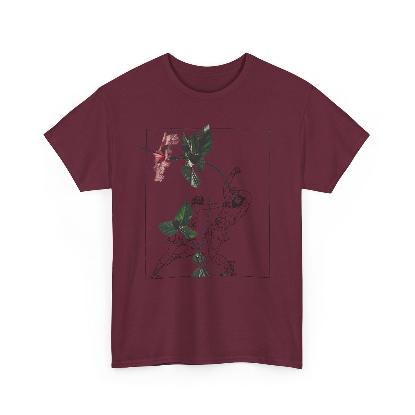 Graphic Tee — Botanical Archer Illustration with “Right For Life” Text