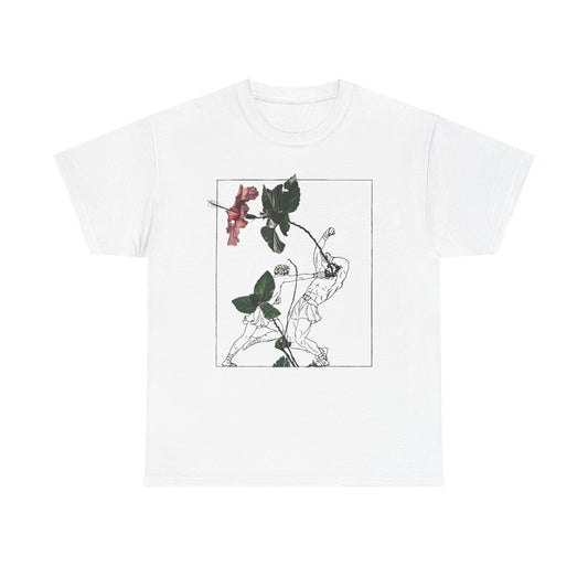 Graphic Tee — Botanical Archer Illustration with “Right For Life” Text